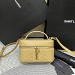 YSL Gaby Vanity Bag In Lambskin in Yellow 766731 1EL07 3519