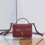 YSL Gaby Vanity Bag In Lambskin in Red 766731 1EL07 7993