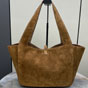 YSL Le 5 A 7 Small Bea In Suede 779029 008IW 2885 - thumb-2