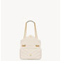 YSL Loulou Small In Matelasse Lambskin in White 801437 AAEAX 9207 - thumb-3