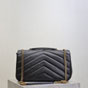 YSL Loulou Medium In Matelasse Lambskin 801439 AAEAX 1000 - thumb-2