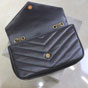 YSL Loulou Medium In Matelasse Lambskin 801439 AAEAX 1000 - thumb-3