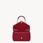 YSL Loulou Medium In Matelasse Lambskin In Red 801439 AAEAX 6946 - thumb-4