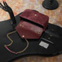 YSL Loulou Medium In Matelasse Suede 801439 AAEY6 6766 - thumb-4