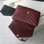 YSL Loulou Large In Matelasse Lambskin in Burgundy 803541 AAEAX 6197 - thumb-3