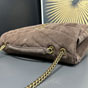 YSL Loulou Large In Matelasse Suede 803541 AAEY6 2358 - thumb-3