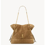 YSL Jamie Shopping In Suede in Brown 809824 1U8P7 3194