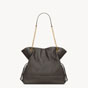 YSL Jamie Shopping In Lambskin In Grey Silver 809824 AAB32 1997 - thumb-3