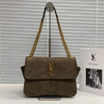 YSL Niki Tripouch In Suede 812943 1U807 3212