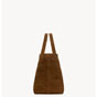YSL Y Tote In Suede in Brown 817602 C0X0W 2924 - thumb-3