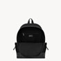 YSL City Backpack In Nylon Canvas And Leather In Black 821007 FAEEF 1000 - thumb-4