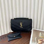 YSL Loulou Mini In Lambskin in Black 821749 AAE4Y 1000