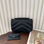 YSL Loulou Mini In Lambskin in Black 821749 AAE4Y 1000 - thumb-2