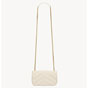 YSL Loulou Mini In Lambskin in White 821749 AAEAX 9207 - thumb-4