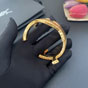 YSL Cassandre Cuff In Metal In Gold 830282 Y1500 8060 - thumb-3