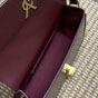 YSL Solferino Medium In Box Saint Laurent in Burgundy 832330 0SX0W 6195 - thumb-4