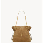 YSL Small Jamie Shopping In Suede in Brown 833948 1U8P7 3194