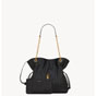 YSL Jamie Shopping Small In Lambskin in Black 833948 AAB32 1000 - thumb-3