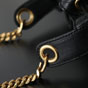 YSL Cassandre Bucket Bag In Lambskin in Black 840886 1EL07 1000 - thumb-4