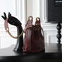 YSL Cassandre Bucket Bag In Lambskin in Burgundy 840886 1EL07 6195 - thumb-2
