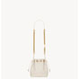 YSL Cassandre Bucket Bag In Lambskin in White 840886 1EL07 9207 - thumb-4