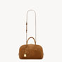 YSL Small Sac De Jour Boston In Suede In Brown 851694 1U80W 2916 - thumb-2