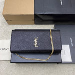 YSL Kate Clutch In Grain De Poudre Leather 851921 AAGBE 1000
