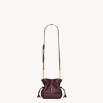 YSL Jamie Mini Shoulder Pouch In Lambskin In Bordeaux 859174 AAB32 6195