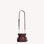 YSL Jamie Mini Shoulder Pouch In Lambskin In Bordeaux 859174 AAB32 6195 - thumb-4