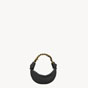 YSL Amalia Mini Hobo In Lambskin In Black 862558 AACX7 1000 - thumb-2