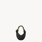 YSL Amalia Mini Hobo In Lambskin In Black 862558 AACX7 1000 - thumb-4