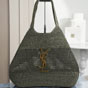 YSL Icare Medium In Raffia 868748 GAAGU 3877 - thumb-3