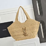 YSL Icare Medium In Raffia 868748 GAAGV 2791