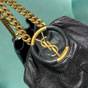 YSL Hortense Hobo In Shiny Leather 871220 AAGOL 1000 - thumb-5