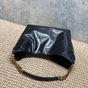 YSL Hortense Small Hobo In Shiny Leather 871222 AAGOL 1000 - thumb-3