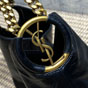 YSL Hortense Small Hobo In Shiny Leather 871222 AAGOL 1000 - thumb-4