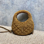 YSL Icarino Mini In Quilted Suede 871329 1U807 2916