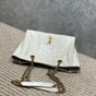 YSL Niki Small Shopping In Vintage Leather 872680 0EN07 9207 - thumb-4