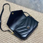 YSL Loulou Toy Crossbody In Matelasse Lambskin 873156 AAEAX 1000 - thumb-4
